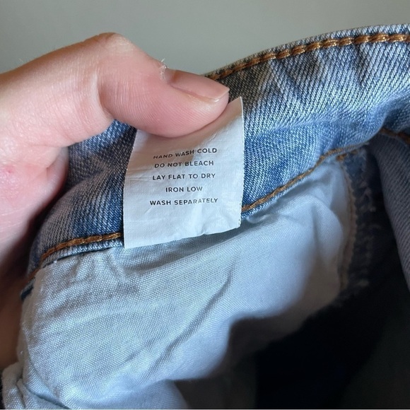 Revolve Superdown High Rise Distressed Ankle Fray‎ Jeans - Picture 5 of 7